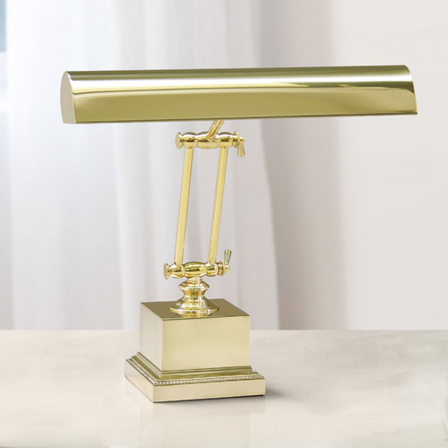 Piano Lamp in Polished Brass by House of Troy Lighting