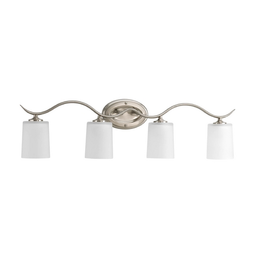 Progress Lighting Inspire Bathroom Light in Brushed Nickel by Progress Lighting P2021-09