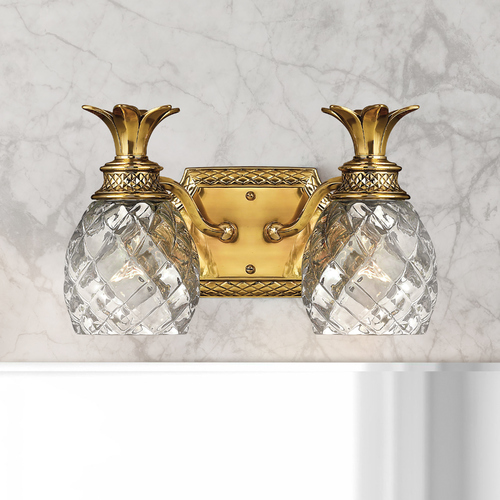 Plantation 13-Inch Bath Light in Burnished Brass by Hinkley Lighting