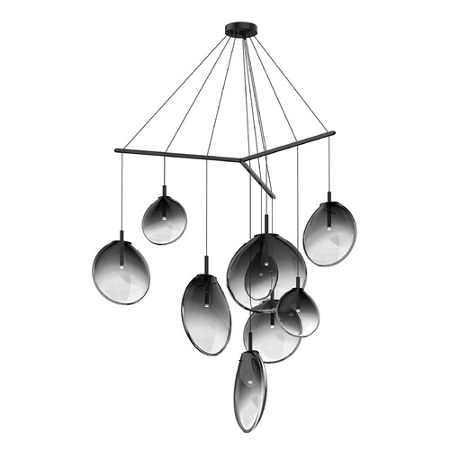 Cantina LED Multi-Light Pendant Black by Sonneman Lighting