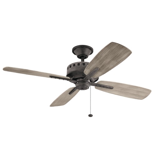 Kichler Lighting Eads 52-Inch Patio Fan in Weathered Zinc by Kichler Lighting 310152WZC