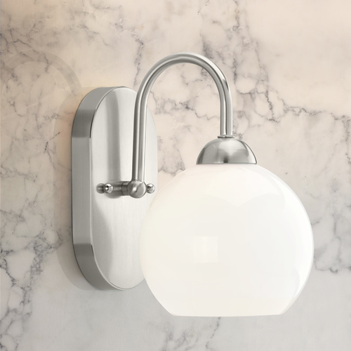 Carisa Brushed Nickel Sconce by Progress Lighting