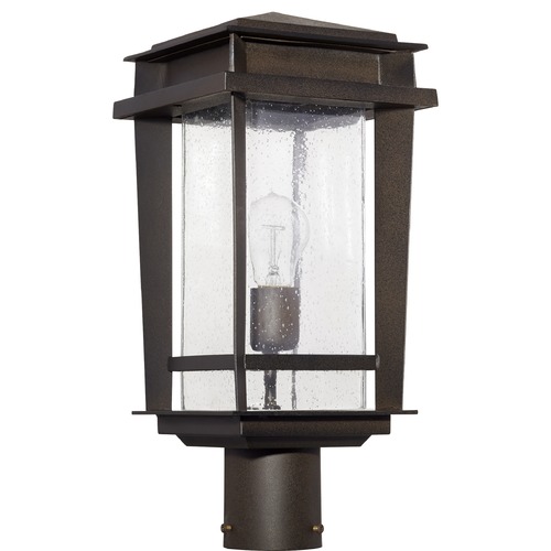 Quorum Lighting Easton Oiled Bronze Post Light by Quorum Lighting 7042-1-86