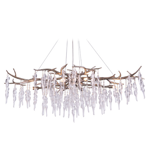 Vaxcel Lighting Rainier Silver Mist Island Light