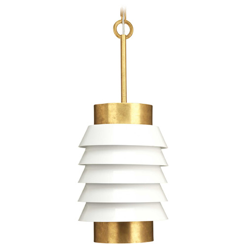 Progress Lighting Onshore 1-Light Vintage Brass Mini Pendant