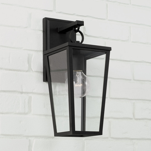 Elliott 15.50-Inch Outdoor Wall Light in Black by Capital Lighting