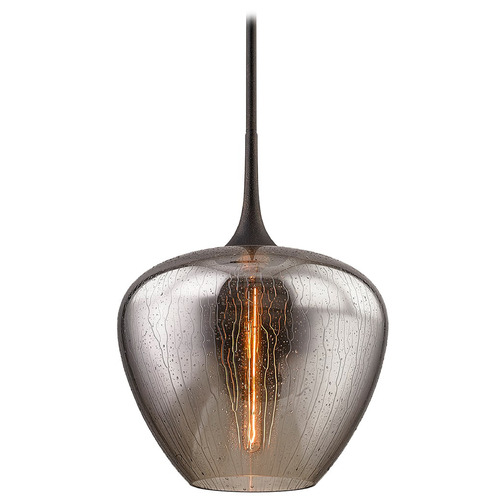Troy Lighting Troy Lighting West End Vintage Bronze Pendant Light with Bowl / Dome Shade F7056-VBZ