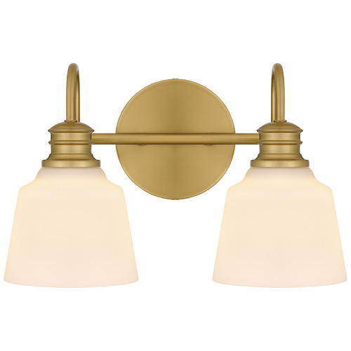 Quoizel Lighting Hinton Aged Brass Bathroom Light