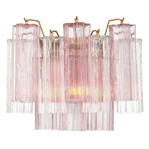 Crystorama Lighting Addis Aged Brass Sconce