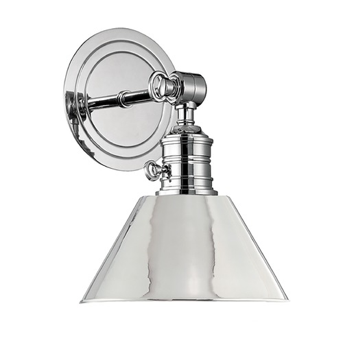 Garden City Sconce in Polished Nickel by Hudson Valley Lighting