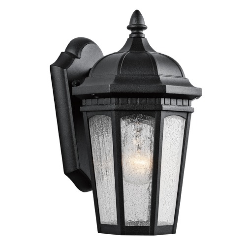 Kichler Lighting Courtyard 11-Inch Outdoor Wall Light in Textured Black by Kichler Lighting 9032BKT