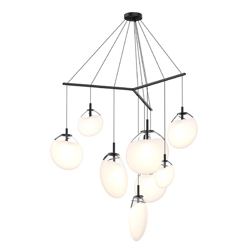 Cantina LED Multi-Light Pendant Black by Sonneman Lighting