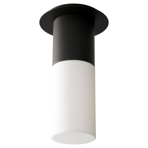 Pilar Large Acrylic Ceiling Mount in Black by Oxygen Lighting