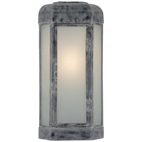 Visual Comfort Signature Collection E.F. Chapman Dublin Outdoor Wall Light in Zinc by Visual Comfort Signature CHO2006WZFG