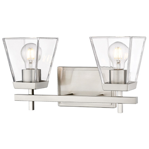 Lauren Brushed Nickel Bathroom Light by Z-Lite