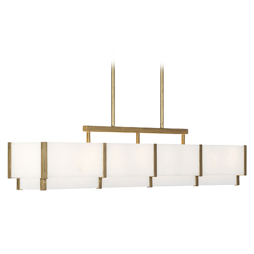 Savoy House Orleans Distressed Gold Linear Light by Savoy House 1-2332-8-60