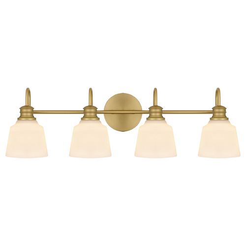 Quoizel Lighting Hinton Aged Brass Bathroom Light