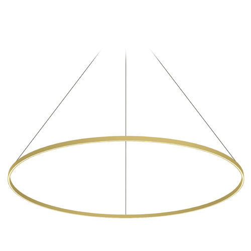 Kuzco Lighting Cerchio Brushed Gold LED Pendant Light
