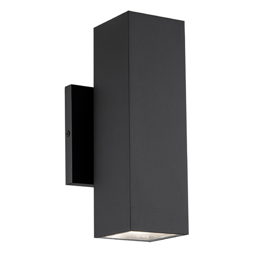 Matteo Lighting Kubular Matte Black LED Outdoor Wall Light
