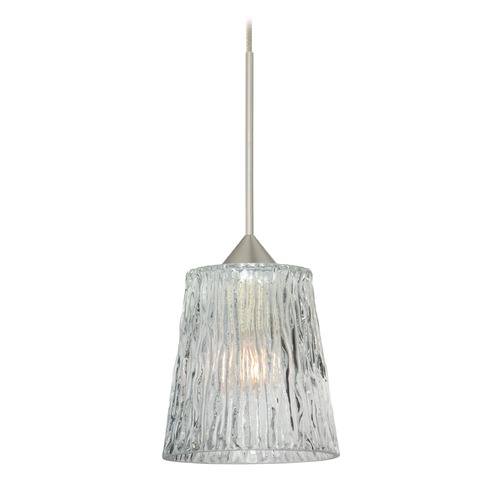 Besa Lighting Nico Satin Nickel LED Mini-Pendant Light