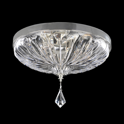 Allegri Lighting Allegri Crystal Orecchini Two Tone Silver Flushmount Light 028541-017-FR001