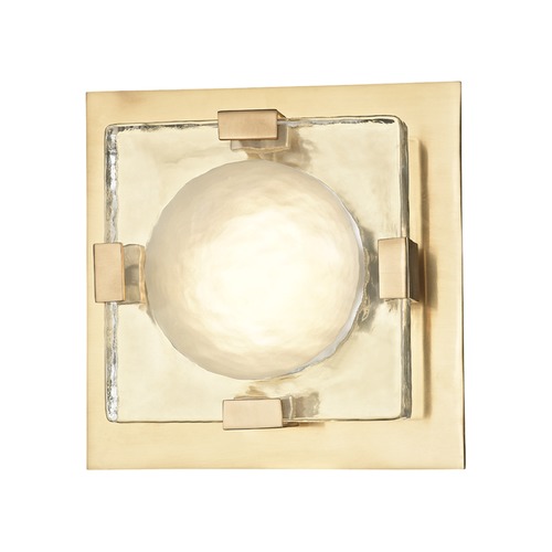 Bourne Aged Brass LED Sconce by Hudson Valley Lighting