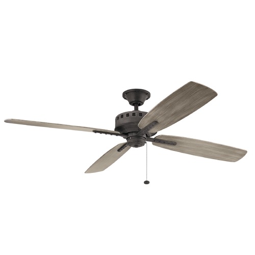 Kichler Lighting Eads 65-Inch Patio XL Fan in Weathered Zinc by Kichler Lighting 310165WZC