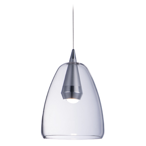Sven LED Pendant in Polished Chrome & Silver by ET2 Lighting