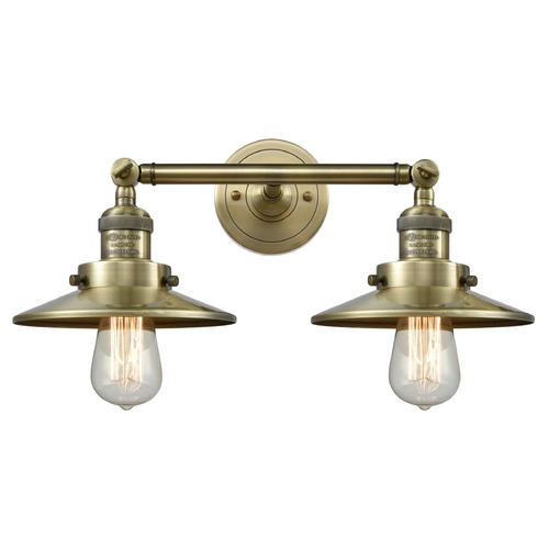 Railroad Antique Brass Bathroom Light by Innovations Lighting