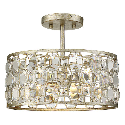 13-Inch Semi-Flush in Silver Gold by Meridian