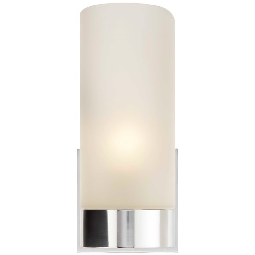 Visual Comfort Signature Collection Barbara Barry Urbane Sconce in Soft Silver by Visual Comfort Signature BBL2090SSFG