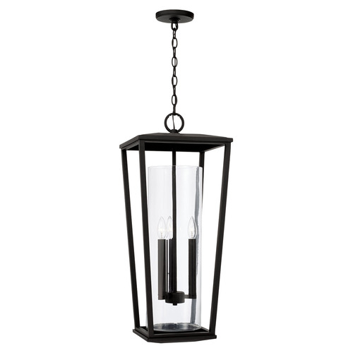 Elliott 30-Inch Outdoor Hanging Light in Black by Capital Lighting