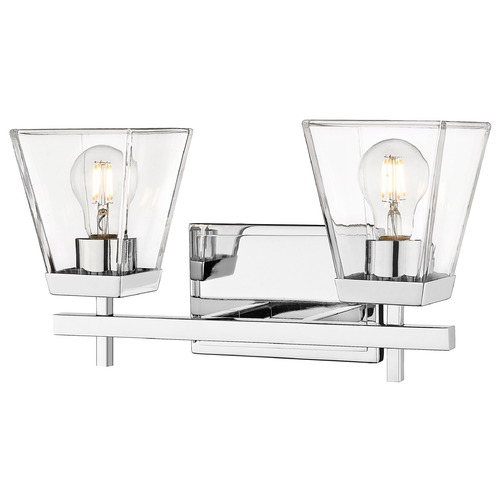 Z-Lite Lauren Chrome Bathroom Light by Z-Lite 819-2V-CH