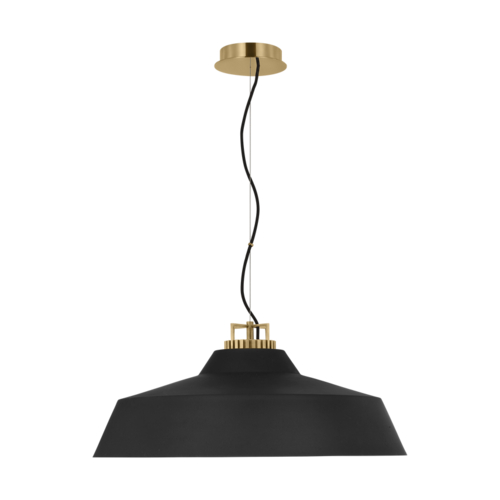 Visual Comfort Modern Collection Visual Comfort Modern Collection Forge Natural Brass LED Pendant Light SLPD13127BNB