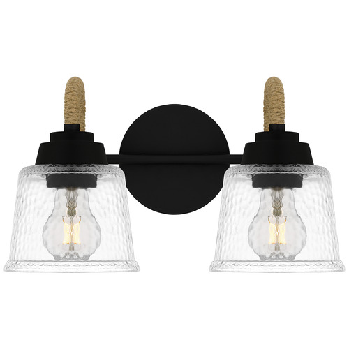 Quoizel Lighting Seabreeze Matte Black Bathroom Light
