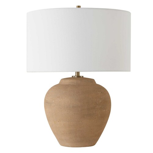 Uttermost Lighting The Uttermost Company Treviso Terracotta Table Lamp with Drum Shade 30347-1