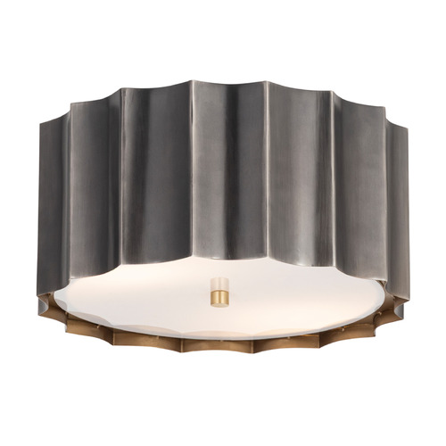 Maxim Lighting Allegra Gunmetal & Gold Flushmount Light