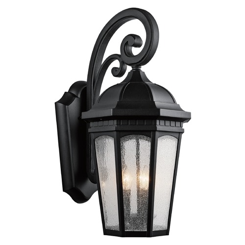 Kichler Lighting Courtyard 26.50-Inch Outdoor Wall Light in Textured Black by Kichler Lighting 9035BKT