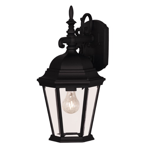 Black Outdoor Wall Light by Savoy House