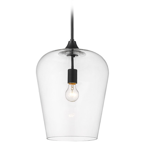 Joliet Matte Black Pendant by Z-Lite