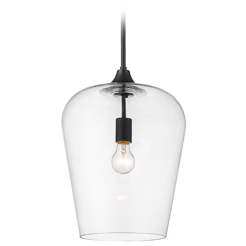 Z-Lite Joliet Matte Black Pendant by Z-Lite 473P12-MB