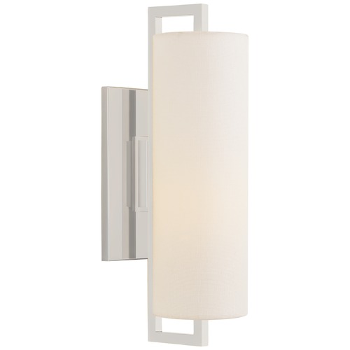 Visual Comfort Signature Collection Ian K. Fowler Bowen Medium Sconce in Polished Nickel by Visual Comfort Signature S2520PNL