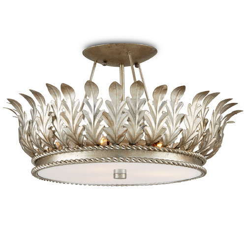 Currey and Company Lighting Biddulph 18.50-Inch Semi-Flush Mount in Champagne by Currey & Company 9000-0950