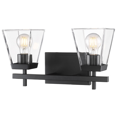 Lauren Matte Black Bathroom Light by Z-Lite
