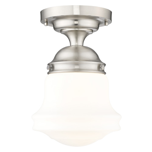 Z-Lite Vaughn Brushed Nickel Semi-Flushmount Light