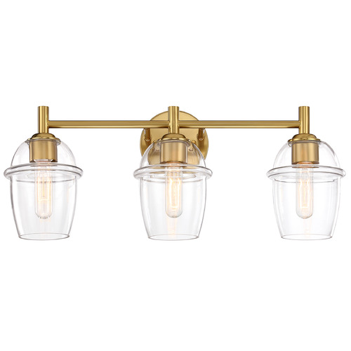 Designers Fountain Summer Jazz Brushed Gold Bathroom Light