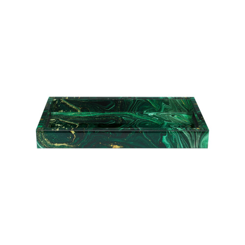 Interstellar Tray in Dark Green by Currey & Company
