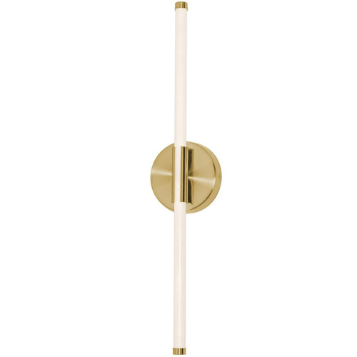 AFX Lighting Afx Lighting Rusnak Satin Brass LED Sconce RSKS0524L30D1SB