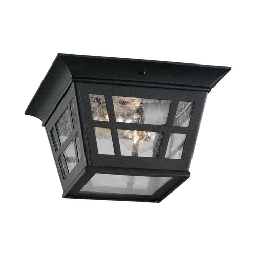 Flush Mount in Black by Generation Lighting
