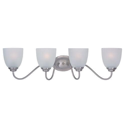 Maxim Lighting Stefan Satin Nickel Bathroom Light by Maxim Lighting 10074FTSN